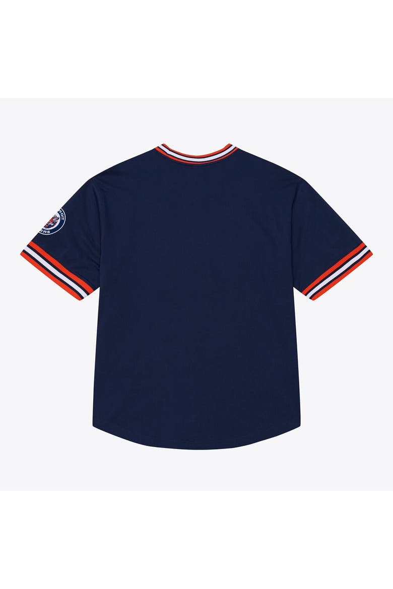 Men's Mitchell & Ness  Navy Detroit Tigers Wild Pitch Ringer T-Shirt, Alternate, color, Navy