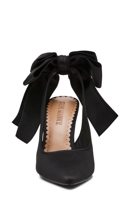 Steve Madden Teacup Slingback Pointed Toe Pump In Black