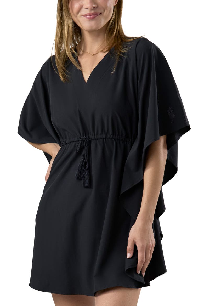 Kaftan Cover-Up, Main, color, Black