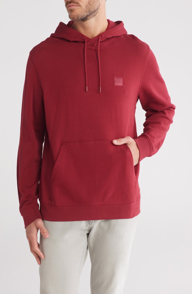 BOSS We Talk Cotton Hoodie, Main, color, 