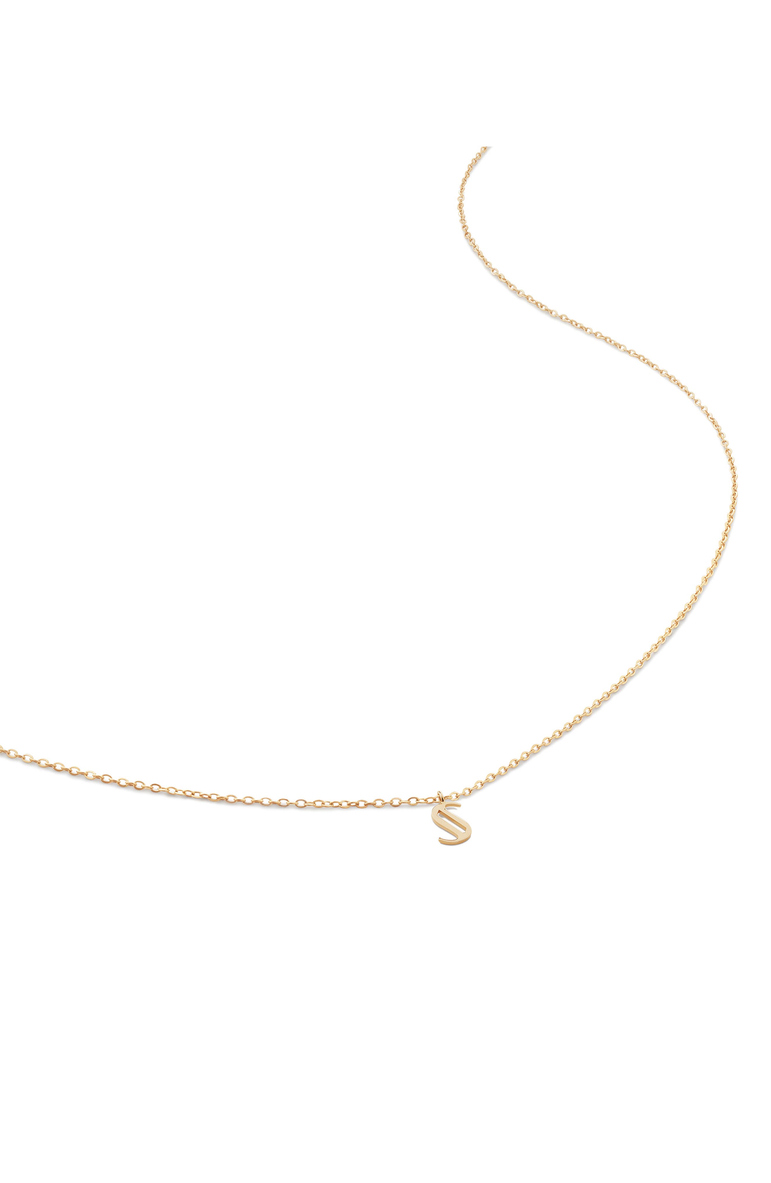 14KT SOLID GOLD - S