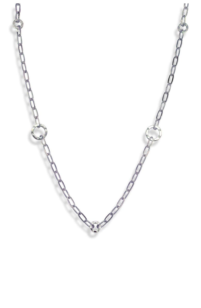 Liza Schwartz Sterling Silver Grand Long Chain Necklace, Main, color, 