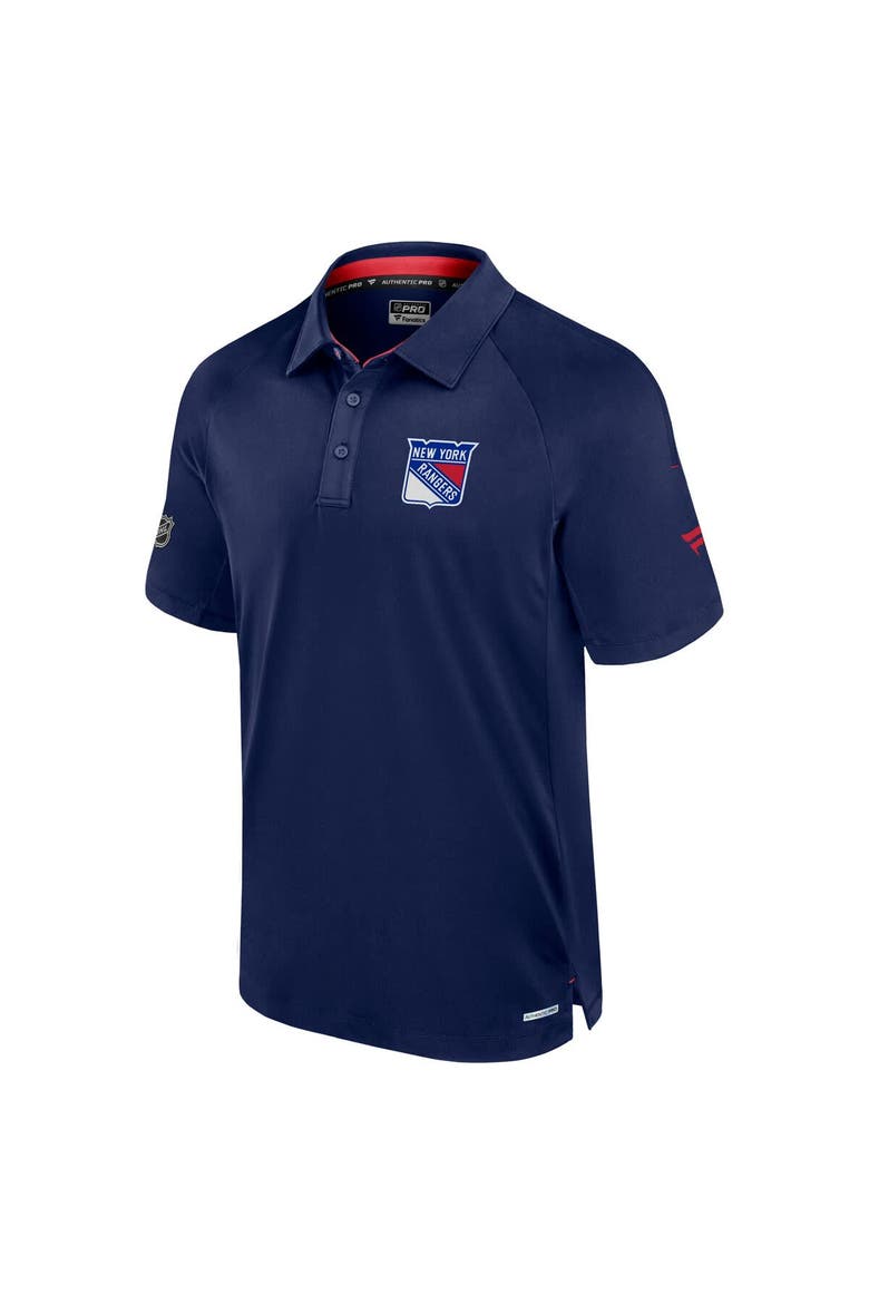 Men's Fanatics  Navy New York Rangers Authentic Pro Rink Polo, Alternate, color, Navy