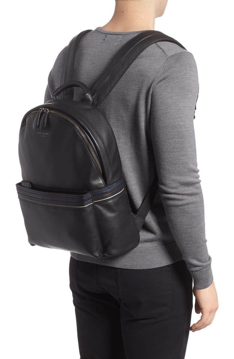 Ted Baker London Huntman Stripe Backpack, Alternate, color,