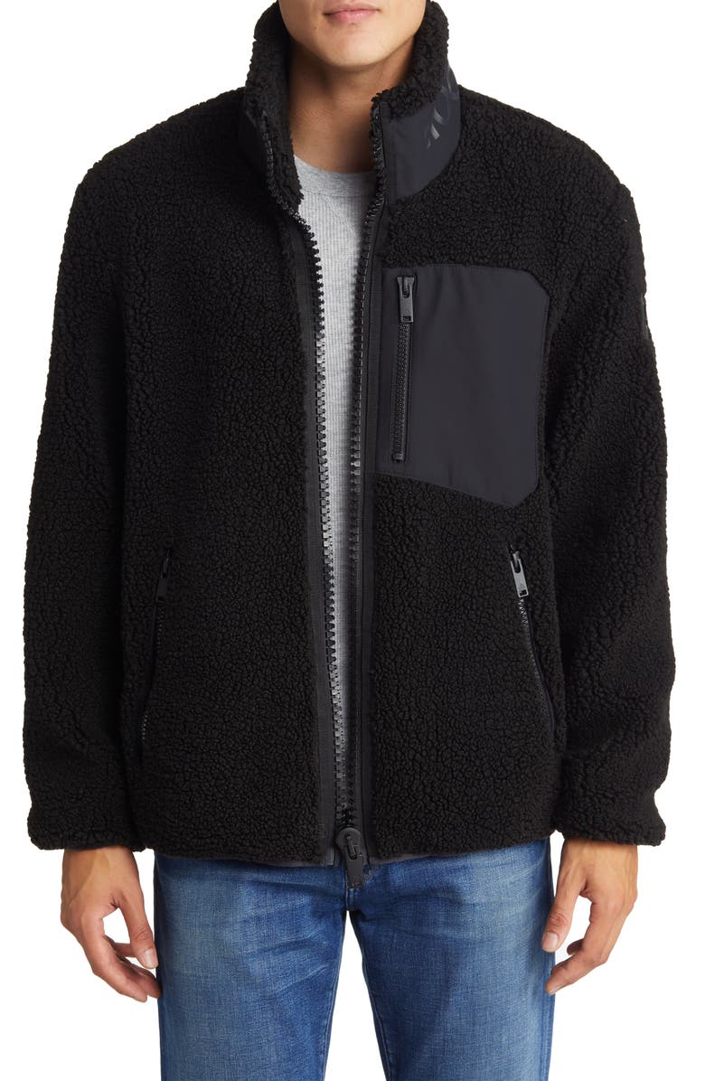 Moose Knuckles Saglek Fleece Jacket, Main, color, 