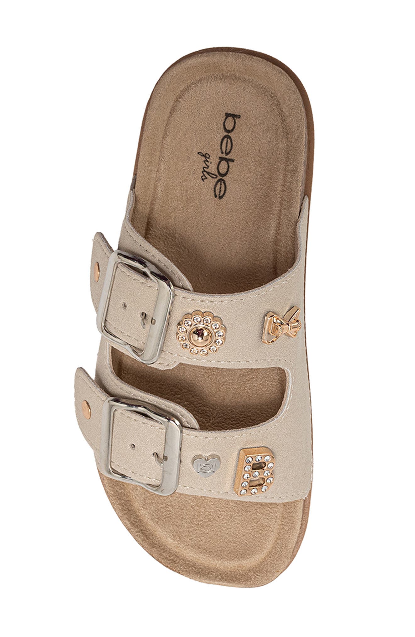 bebe Kids' Sunny Slide Sandal, Alternate, color, 