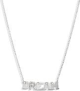 Anzie Typewriter Dream Sapphire Pendant Necklace