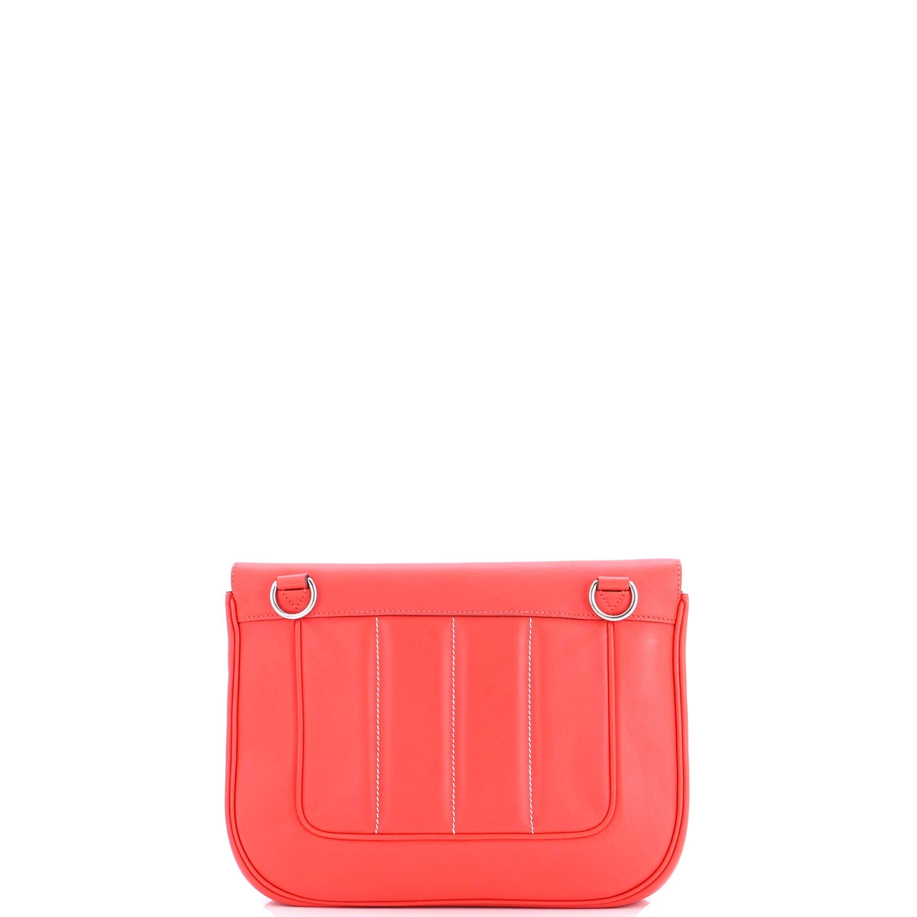 Pre-Owned Hermes Berline Bag Swift 28, Alternate, color, Rouge Tomate