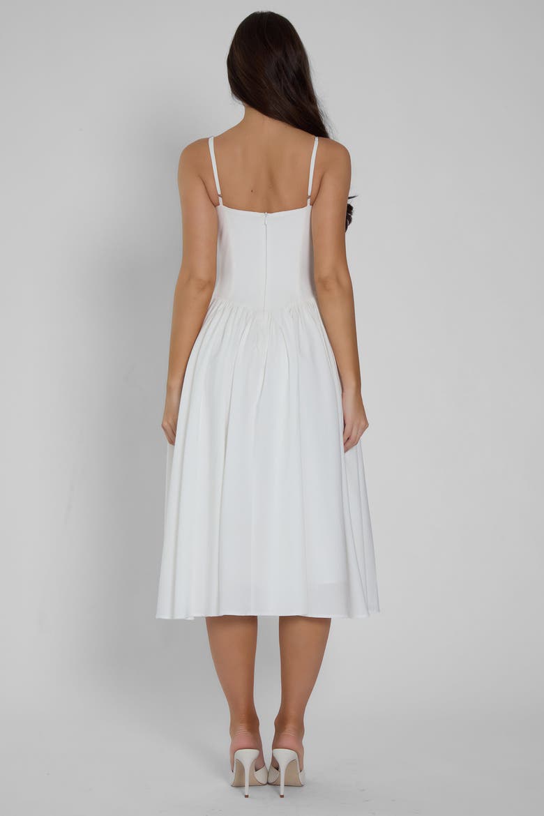 vera bustier midi dress EMPIRE WAIST BUSTIER MIDI DRESS