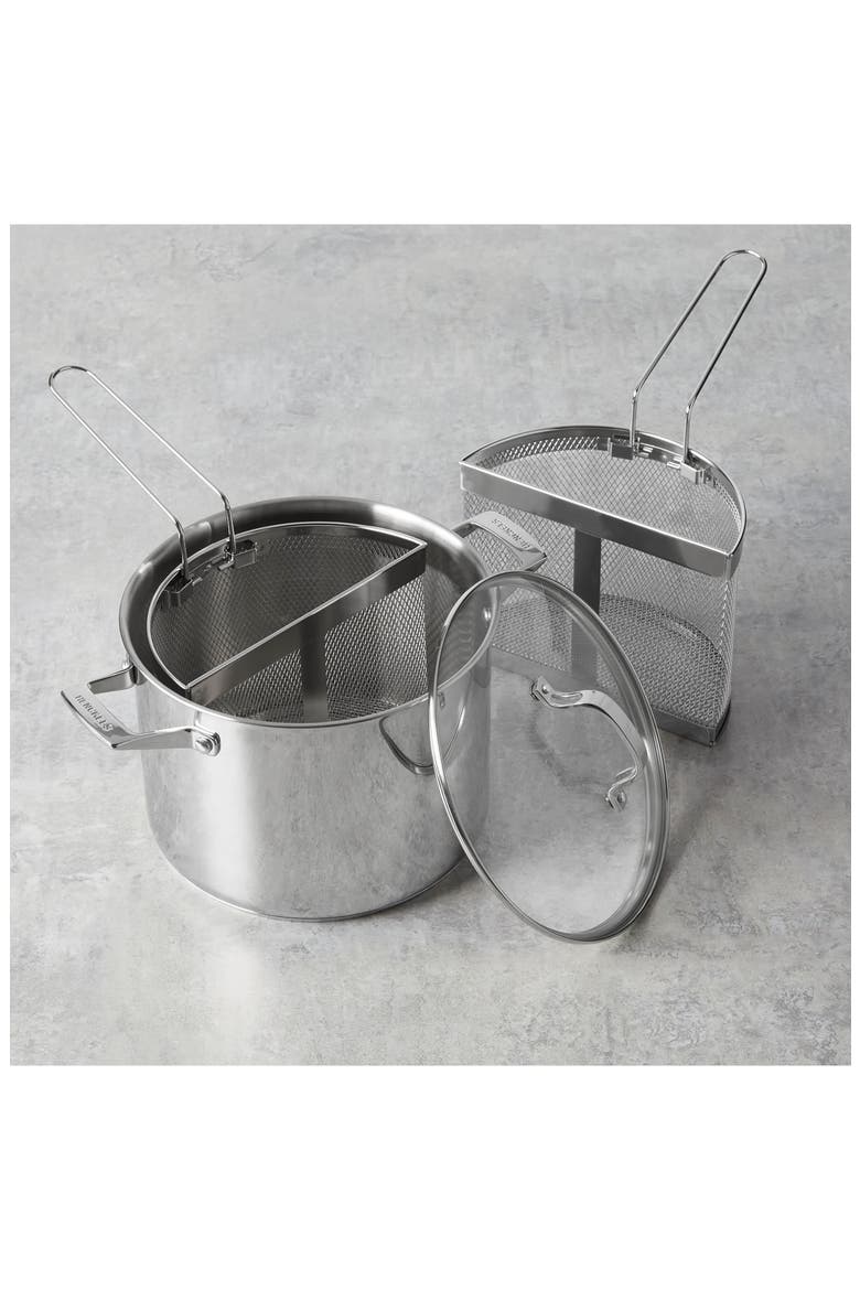 Specialities 8.5-Quart Pot, Alternate, color, SILVER