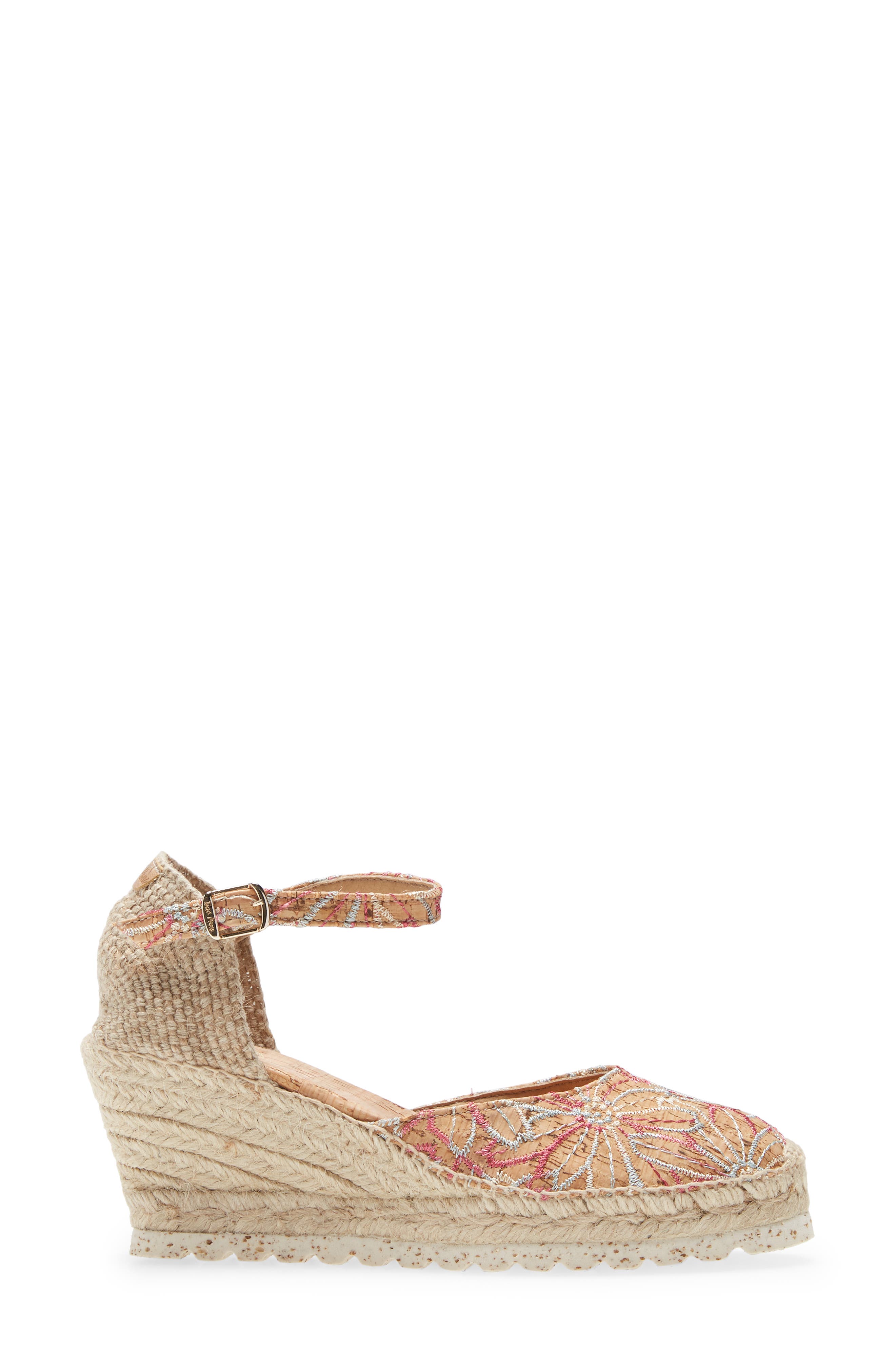 Toni Pons Corfu Ankle Strap Espadrille Wedge, Alternate, color, 