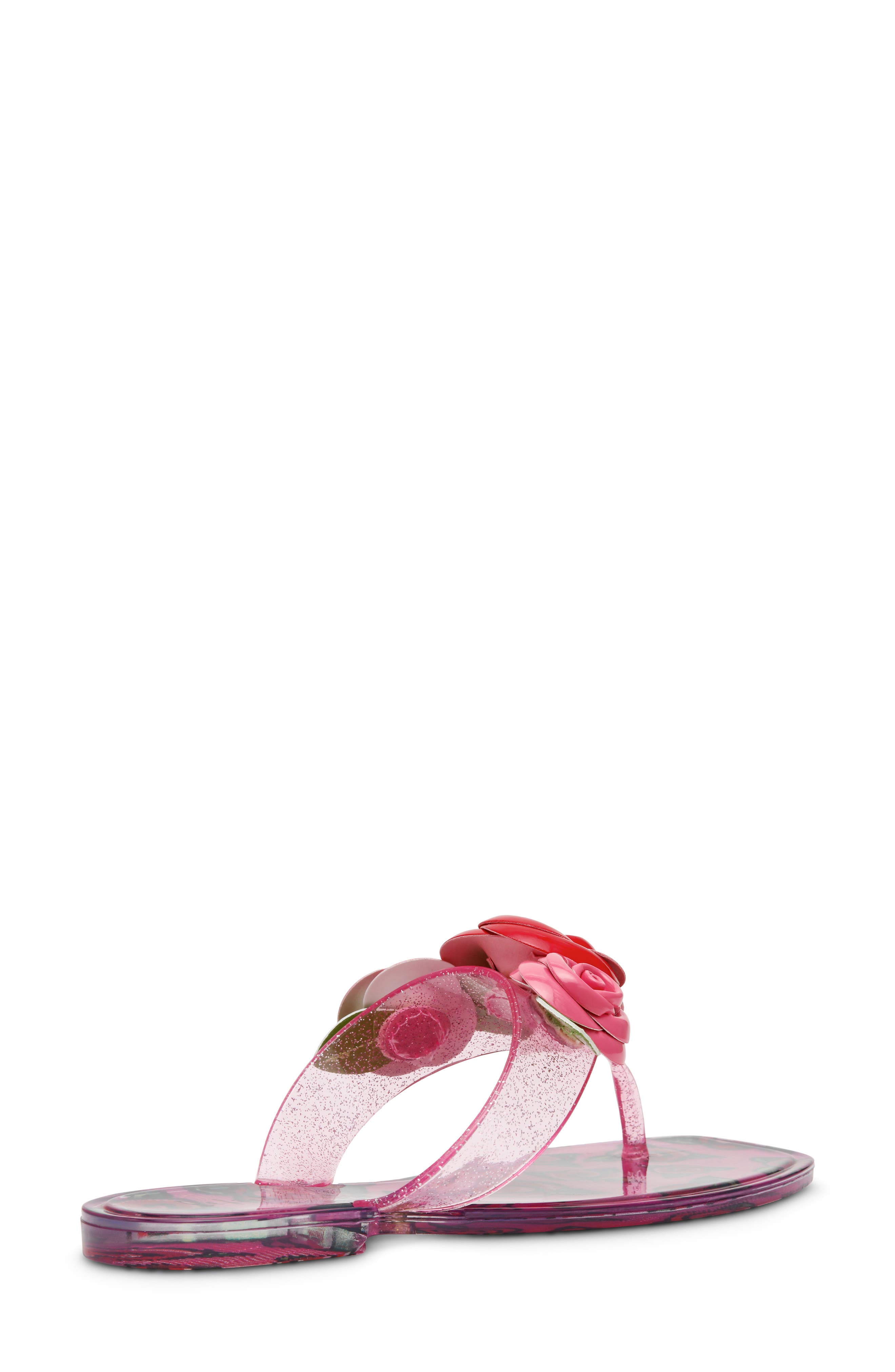 Trenten Jelly Flip Flop, Alternate, color, FUCHSIA/ ROSE