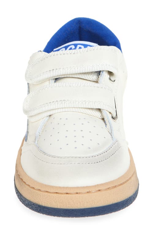 Golden Goose White June Sneakers For Kids With Star And Logo
