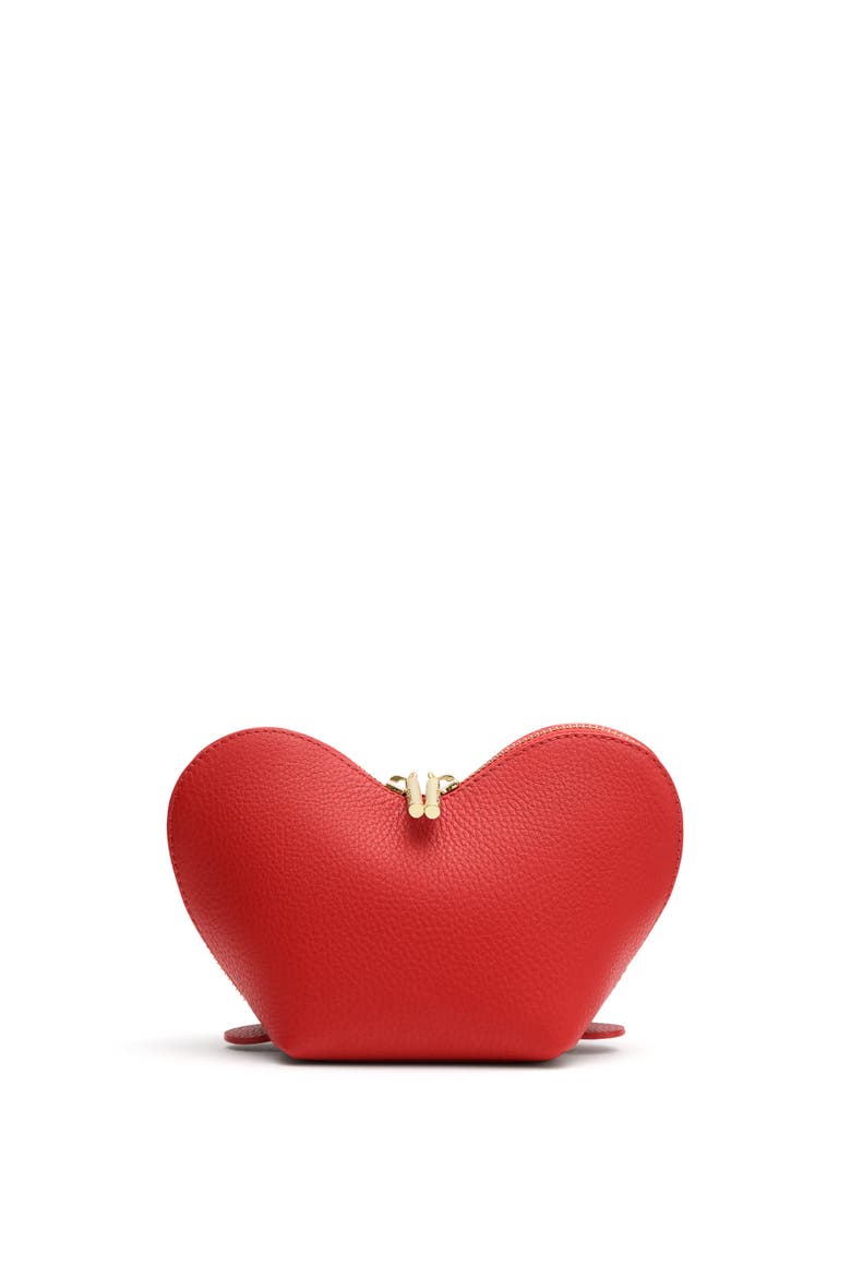 Mini Heart Case, Main, color, Red