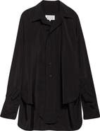 Maison Margiela Layered Long Sleeve Button-Up Shirt