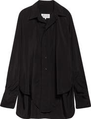 Maison Margiela Layered Long Sleeve Button-Up Shirt