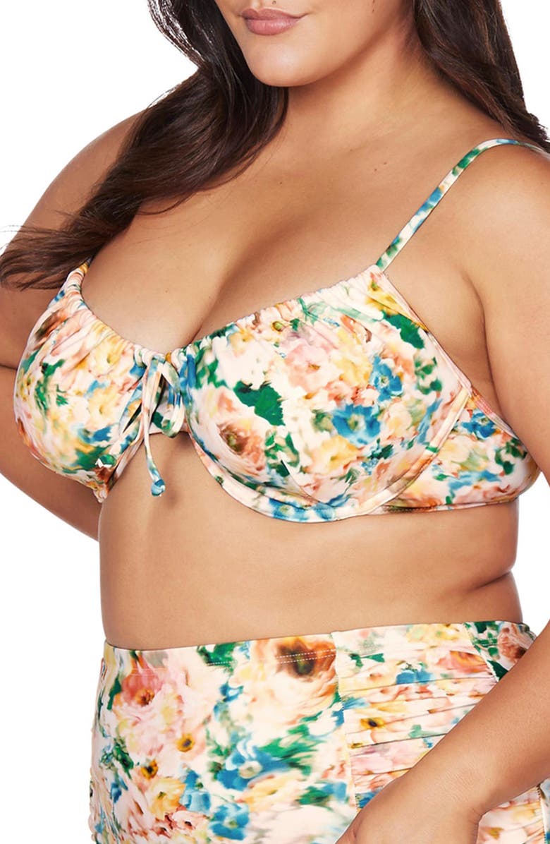 Artesands Odette Degas D- & DD-Cup Underwire Bikini Top, Alternate, color, 