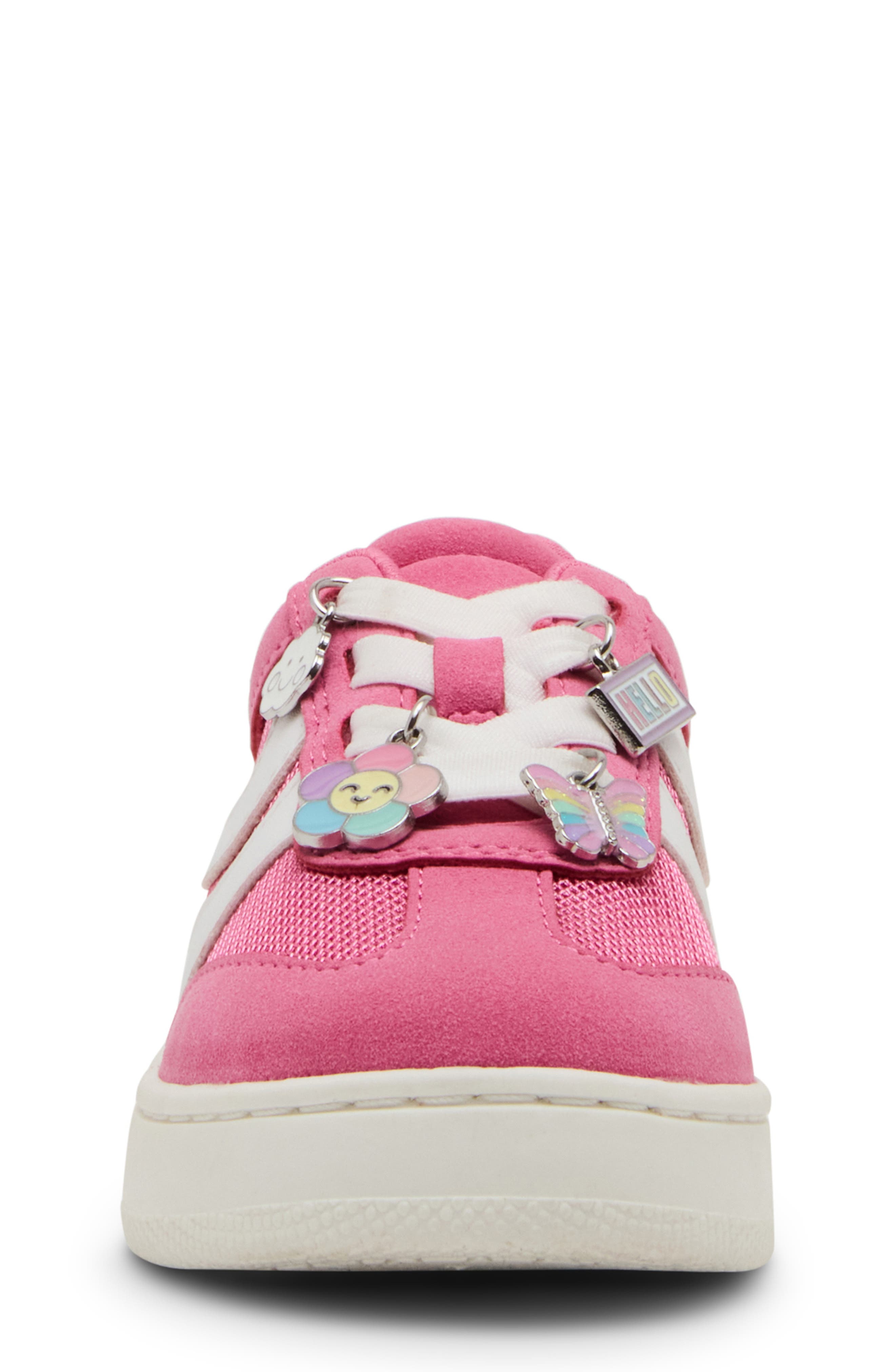 Kids' Jersey Sneaker, Alternate, color, PINK