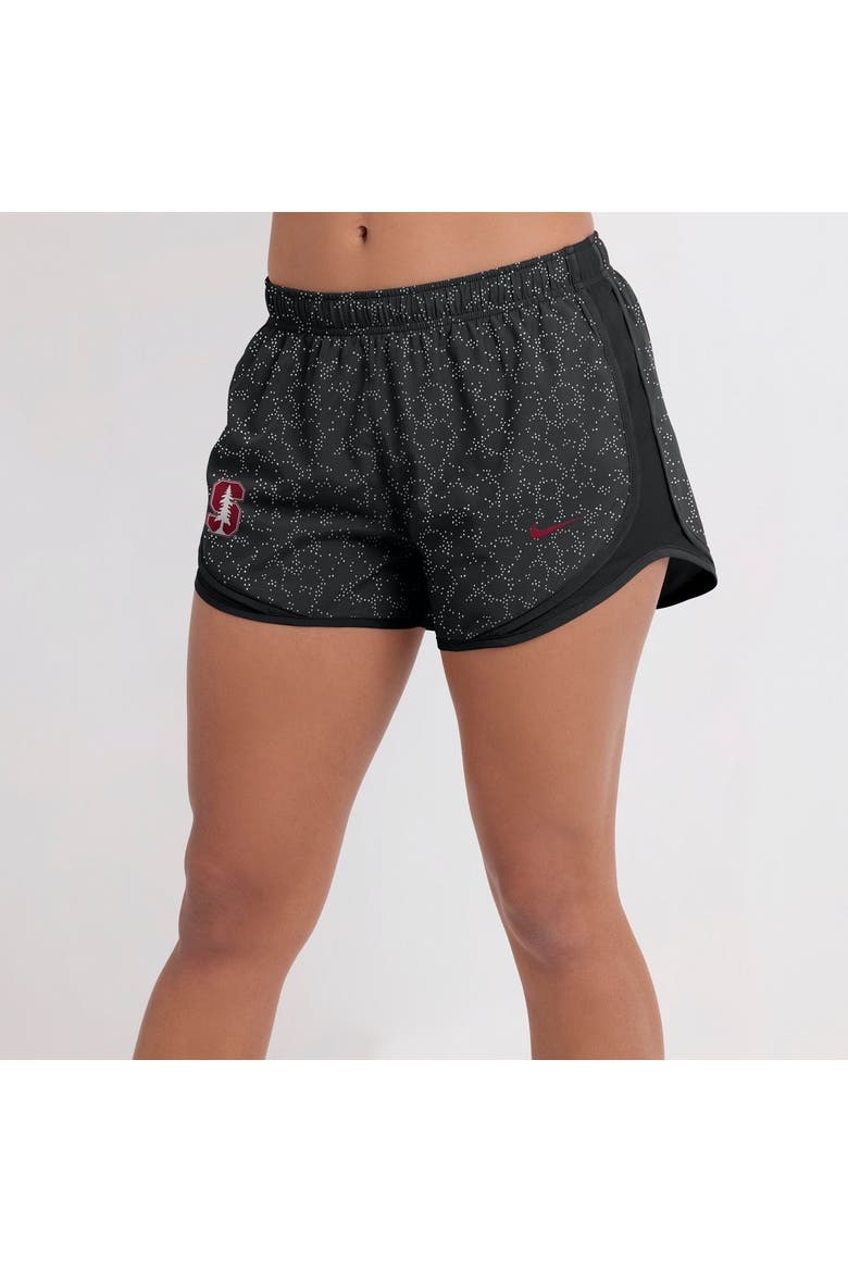 Women's Nike Black Stanford Cardinal Tempo Pattern Dri-FIT Shorts, Main, color, Black