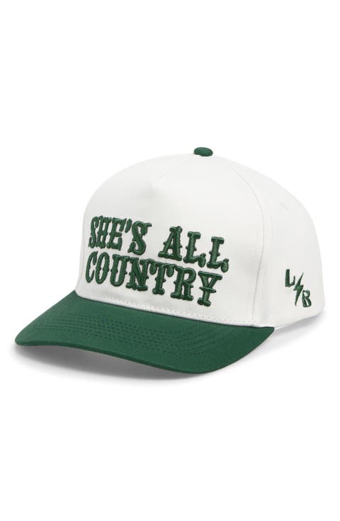 She's All Country Cotton Twill Baseball Cap