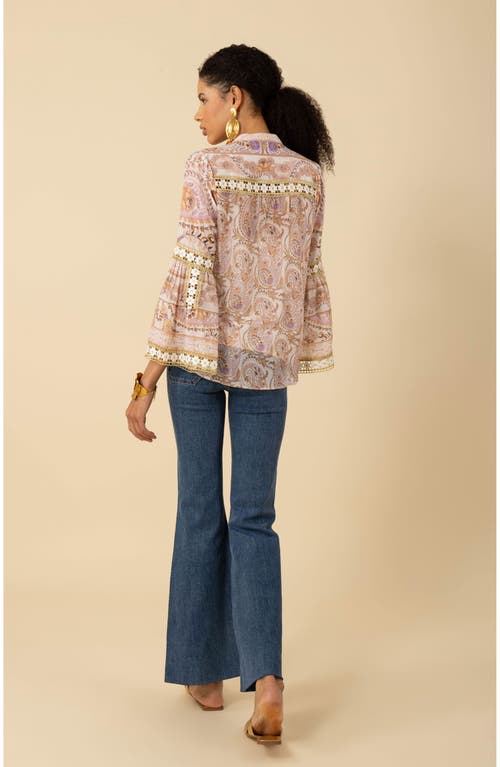 Hale Bob Ezra Cotton Top In Beige