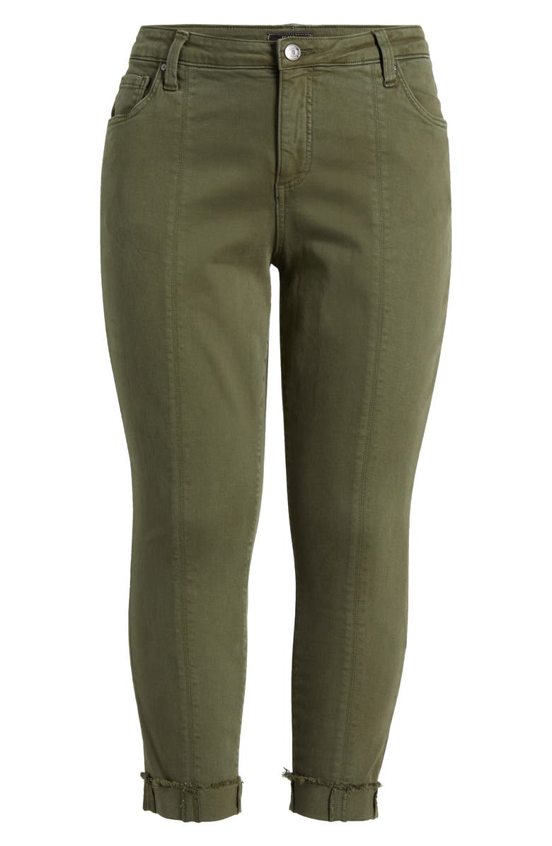 KUT from the Kloth Amy Crop Straight Leg Twill Pants, Alternate, color,