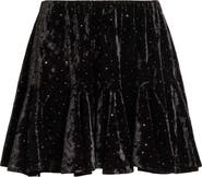All in Favor Velvet Miniskirt