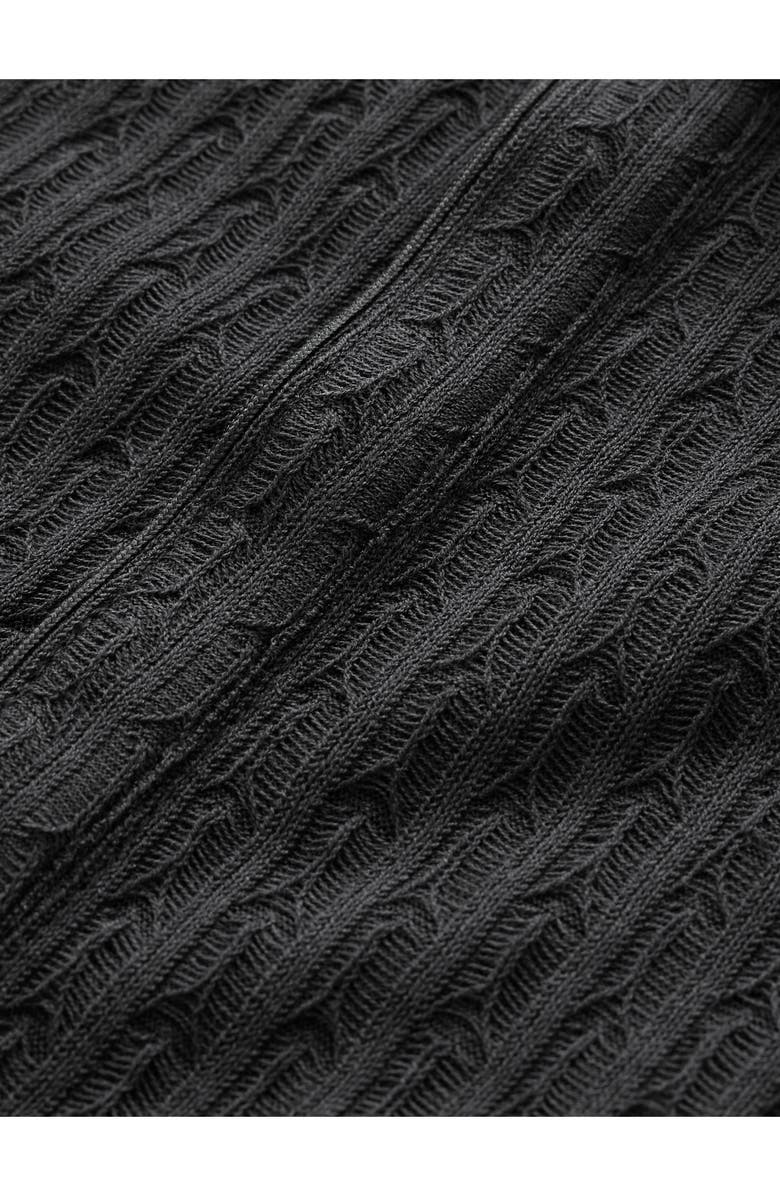 John Varvatos Grana Texture Polo, Alternate, color, Black