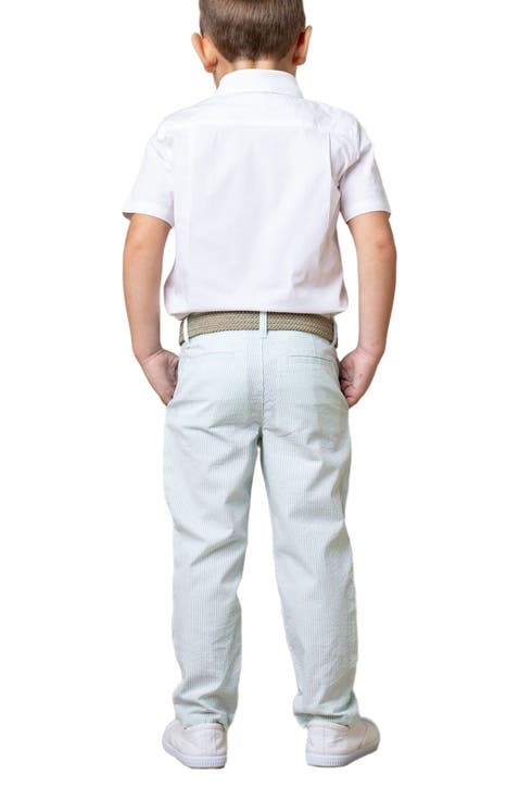 Boys' Organic Seersucker Suit Pant, Toddler