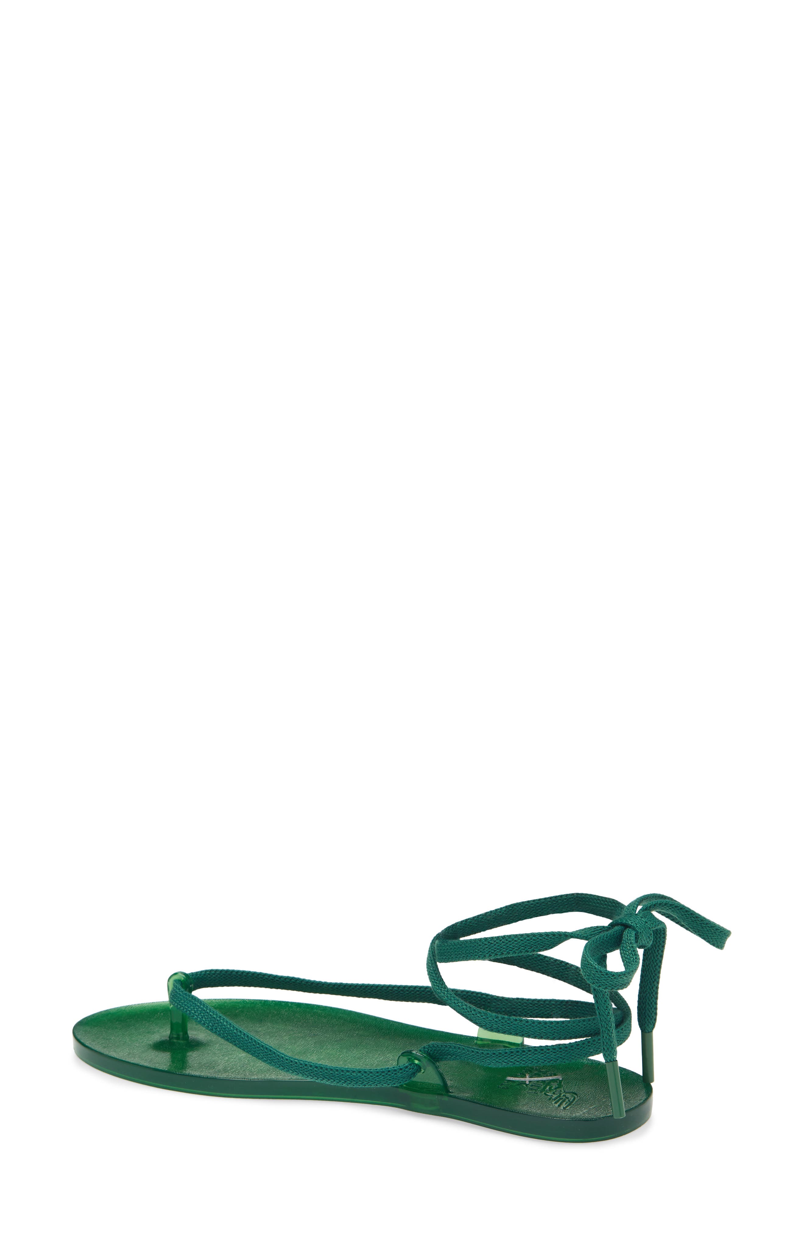 Esther Ankle Strap Sandal, Alternate, color, GREEN