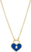 MESHMERISE Heart Lock Pendant Necklace