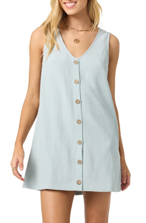Sanders Button-Up Minidress