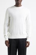 Givenchy Button Tab Cuffs Wool Crewneck Sweater