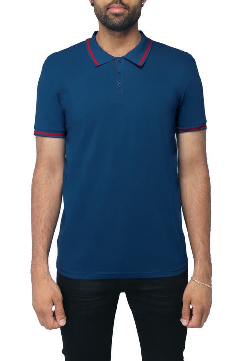 Pipe Trim Knit Polo