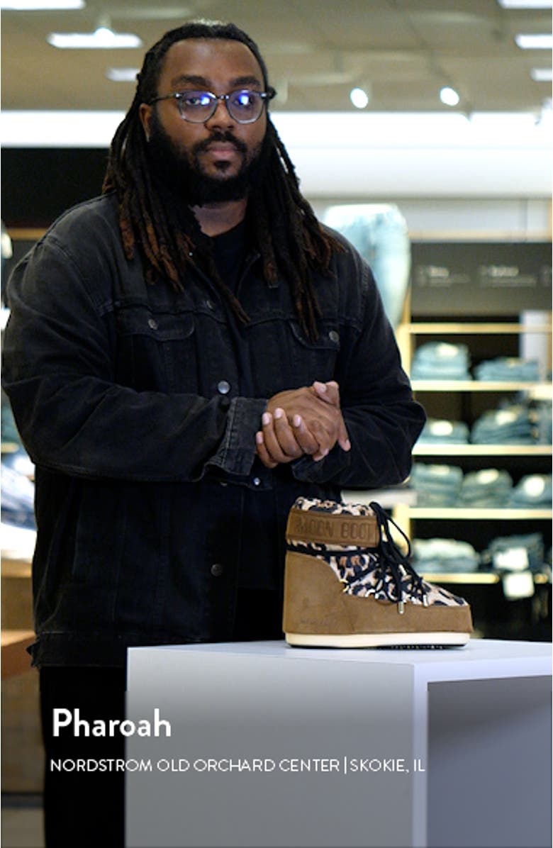 Icon Low Leopard Print Boot, sales video thumbnail