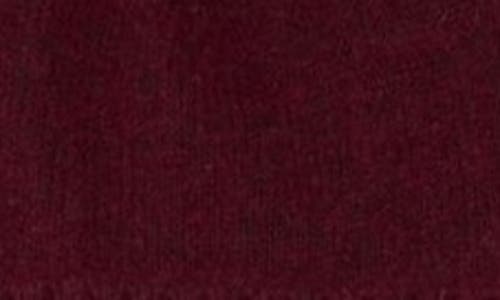 Steve Madden Plaid Tinsel Scarf & Beanie Gift Set In Burgundy