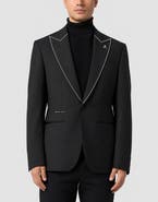 PHILIPP PLEIN Regular Fit Blazer Studs Men