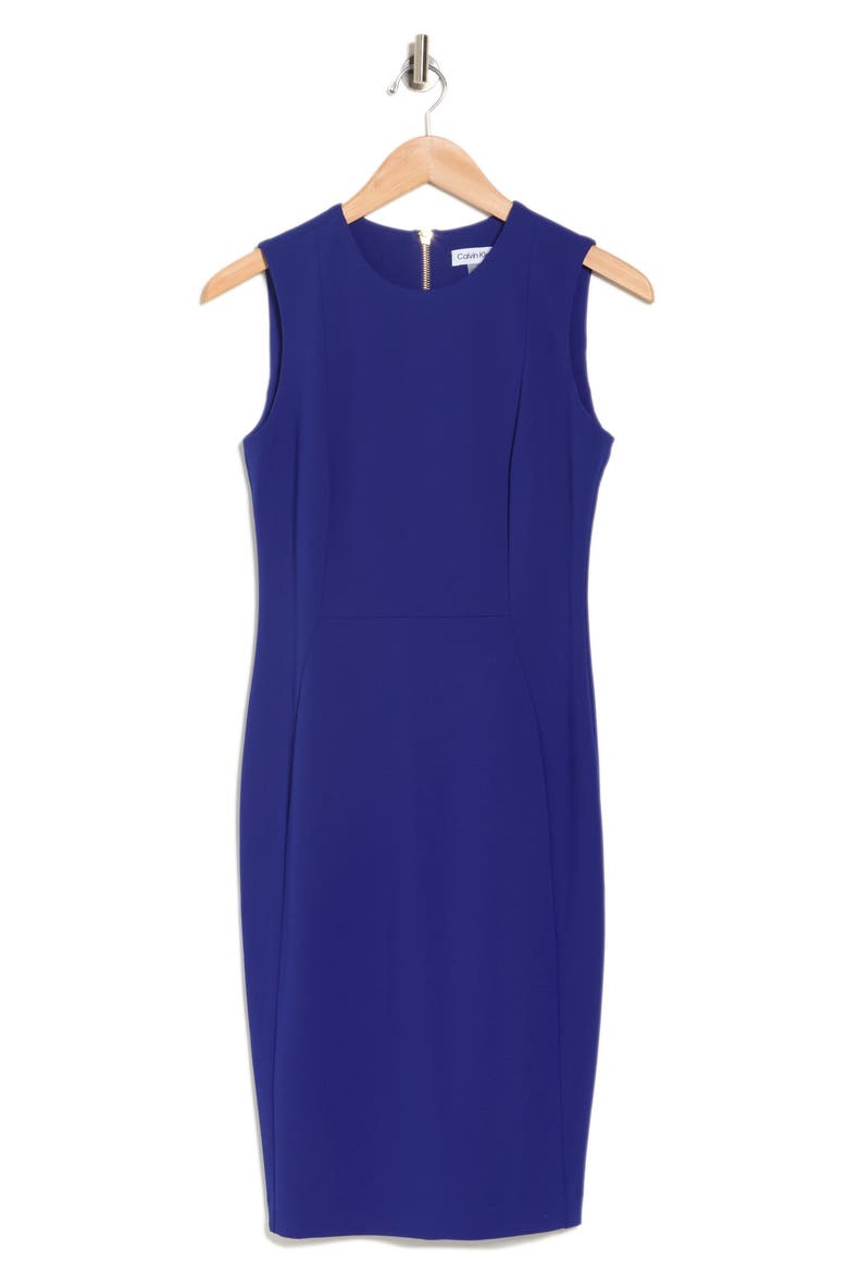 Sleeveless Sheath Dress, Alternate, color, ULTRAMARIN