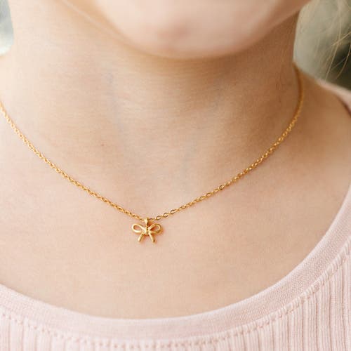 Pip Pop Bow Pendant Necklace