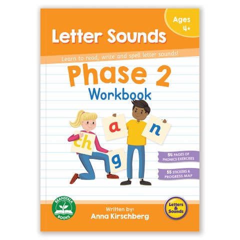 Phase 2 Letter Sounds Educational Learning Workbook