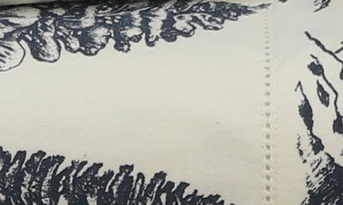 Azores Home Mountain Toile Heavyweight Cotton Sheet Set In Blue