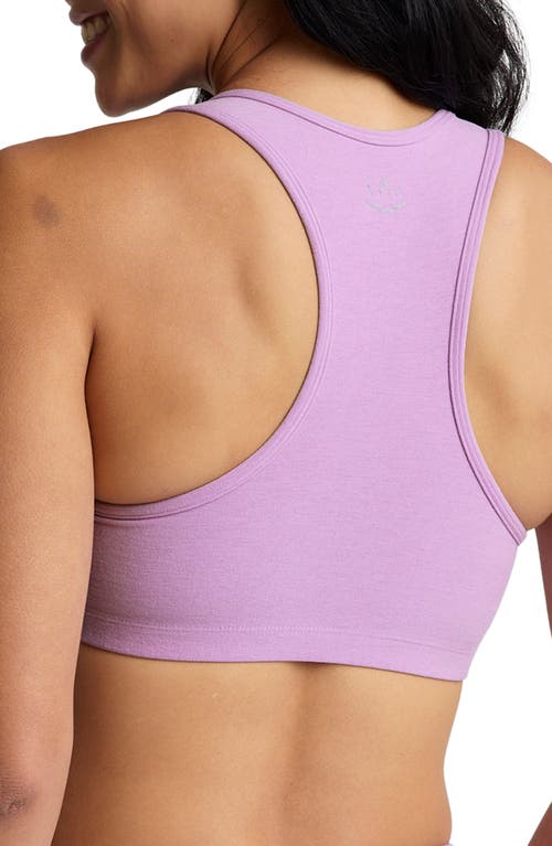 Beyond Yoga Lift Your Spirits Sports Bra In Purple
