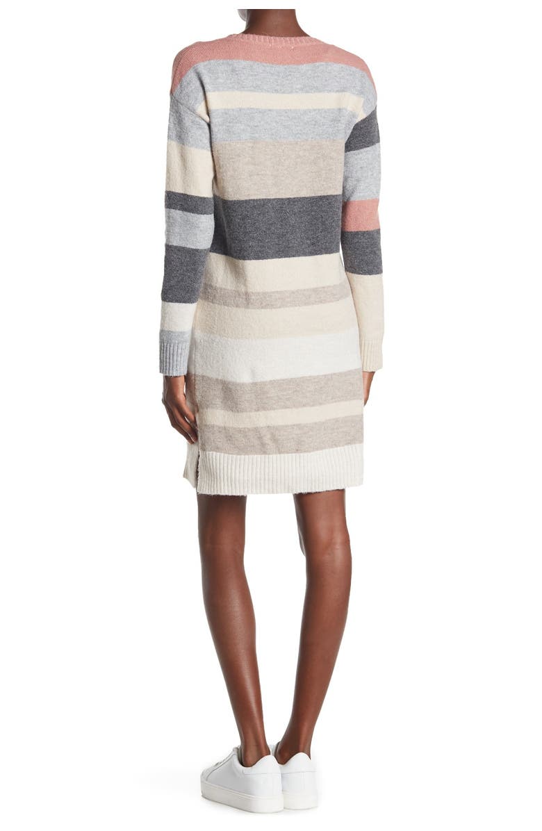 STITCHDROP Harmonious Power Striped Dress, Alternate, color, 