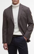 Barbour Holloway Micro Houndstooth Brushed Wool Blend Sport Coat