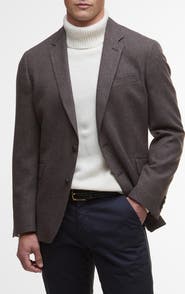 Barbour Holloway Micro Houndstooth Brushed Wool Blend Sport Coat