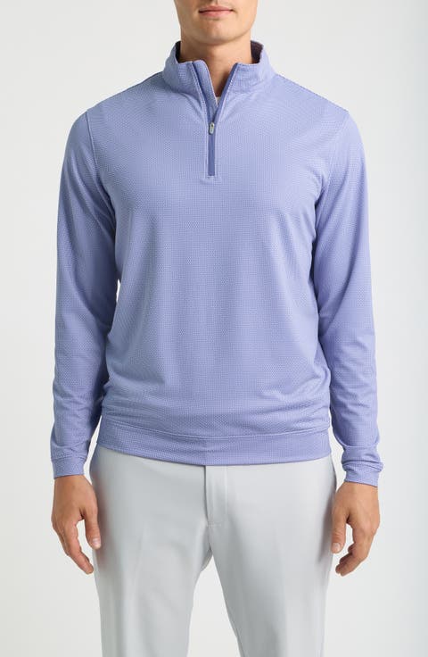 Perth Basketweave Performance Quarter Zip Pullover