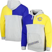 Mitchell & Ness Men's Mitchell & Ness Heather Gray Golden State Warriors Tie-Breaker Pullover Hoodie