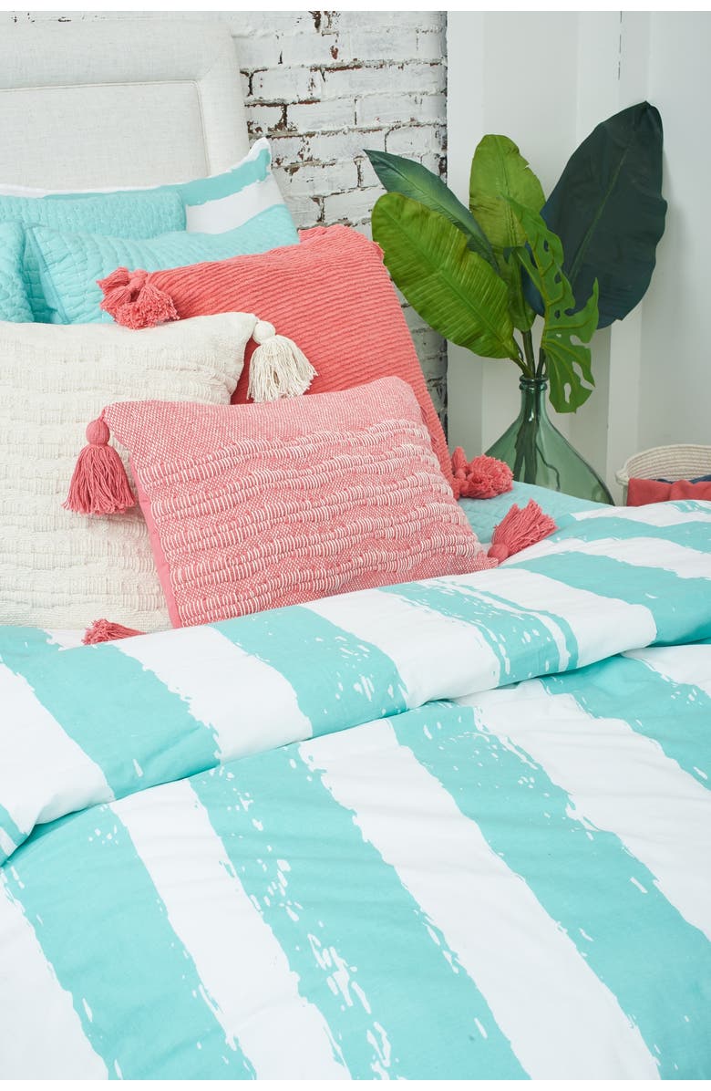 carol & frank Langley King Duvet Cover, Alternate, color, Blue