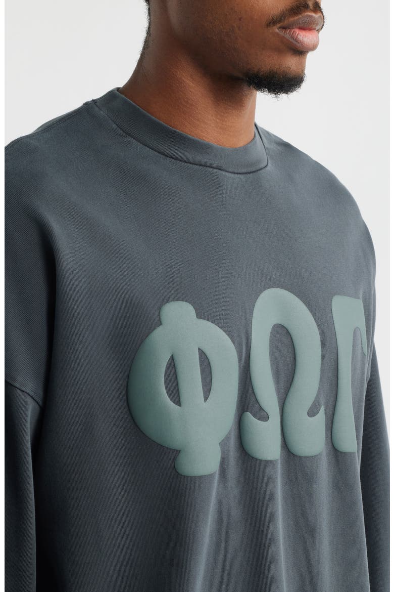 Merch Long Sleeve Graphic T-Shirt, Alternate, color, WASHED IRON GREY