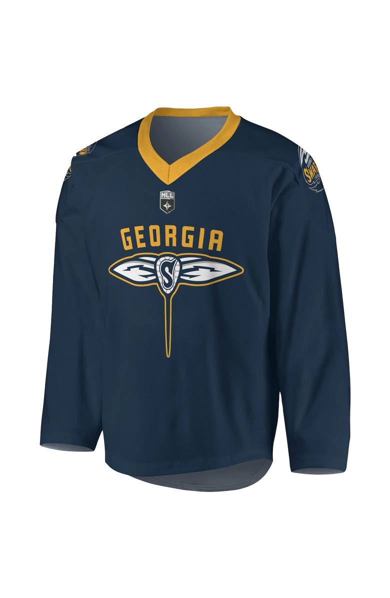 ADPRO Sports Youth Navy Georgia Swarm Sublimated Replica Jersey, Alternate, color, 